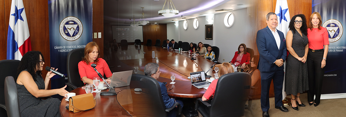 Conversatorio con miembros de la Cámara de Comercio, Industrias y Agricultura de Panamá