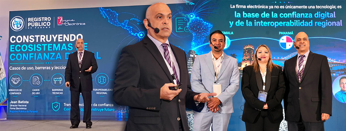 Registro Público participa en congreso regional sobre Servicios Electrónicos de Confianza