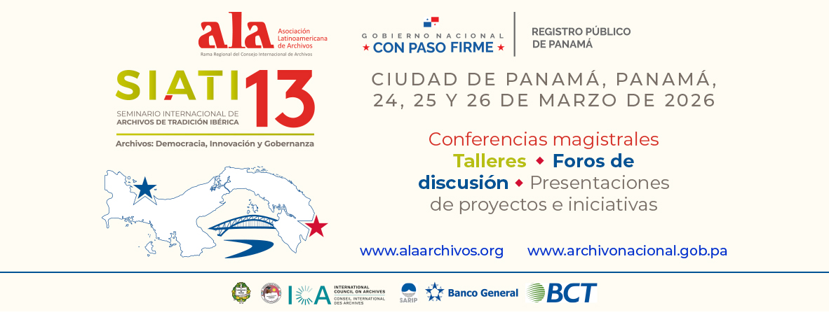 13.º Seminario Internacional de Archivos de Tradición Ibérica (SIATI)