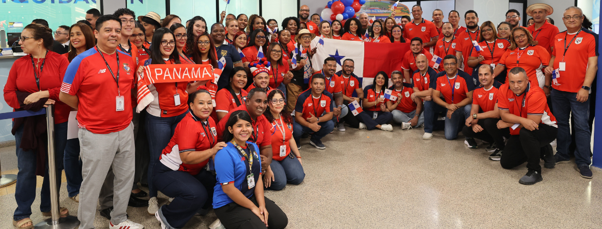 Unidos por Panamá: colaboradores y usuarios apoyaron a la Selección Nacional