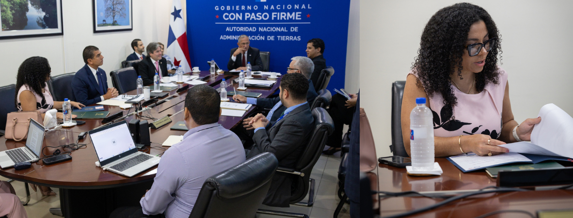 Directora General participa en reunión del Consejo Nacional de Tierras